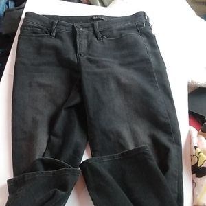 Athleta sculpt tex black crop jeans